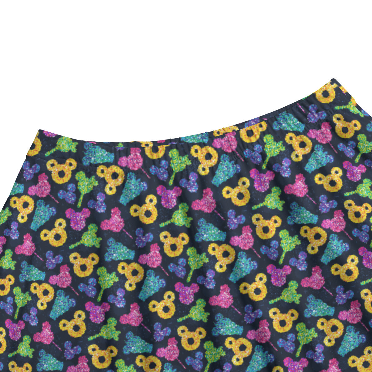 Glitter Park Snacks Women's Skirt With Pockets