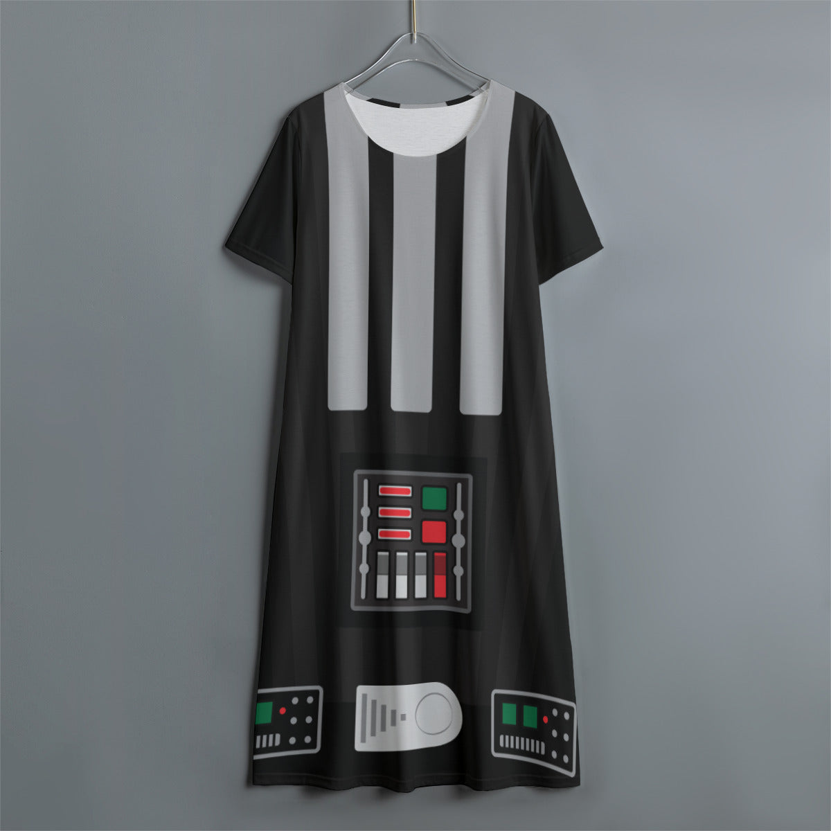 Star Wars Darth Vader Women's Swing Dress With Short Sleeve