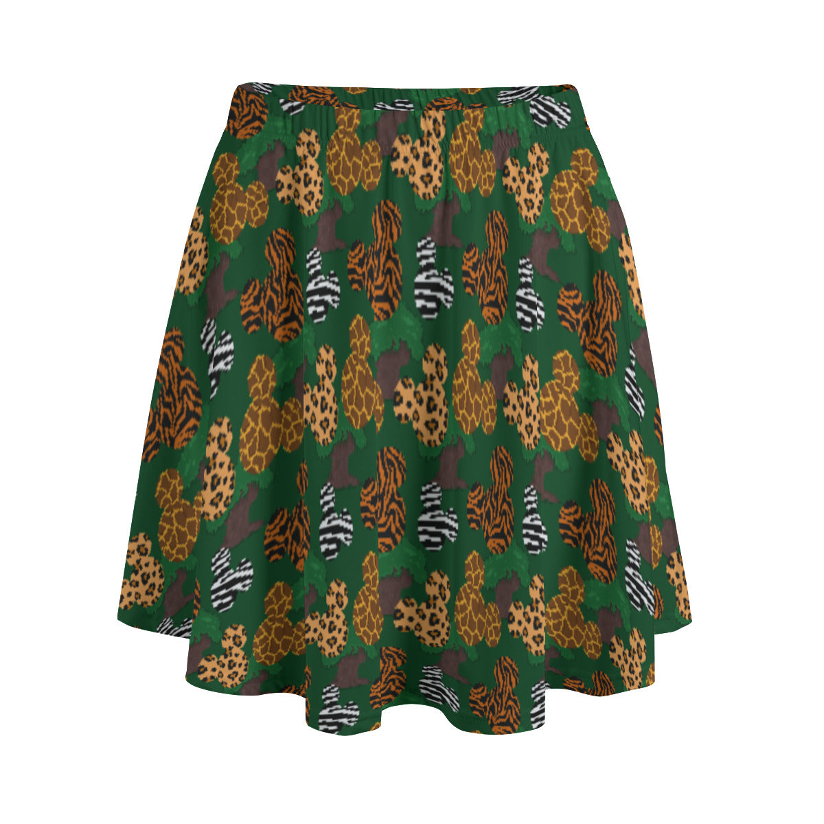 Animal Prints Women's Skirt With Pockets