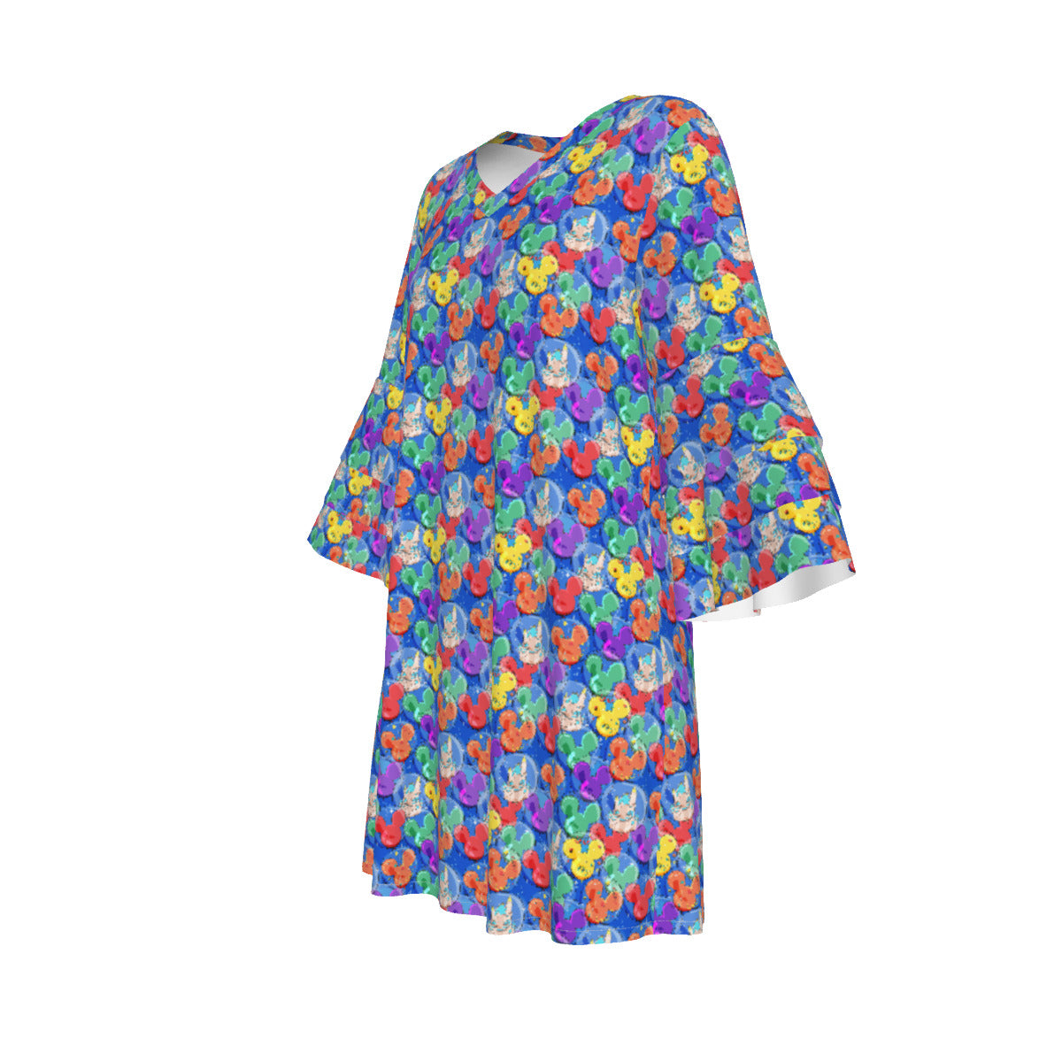 Balloon Collector Women's Stacked Ruffle Sleeve Dress