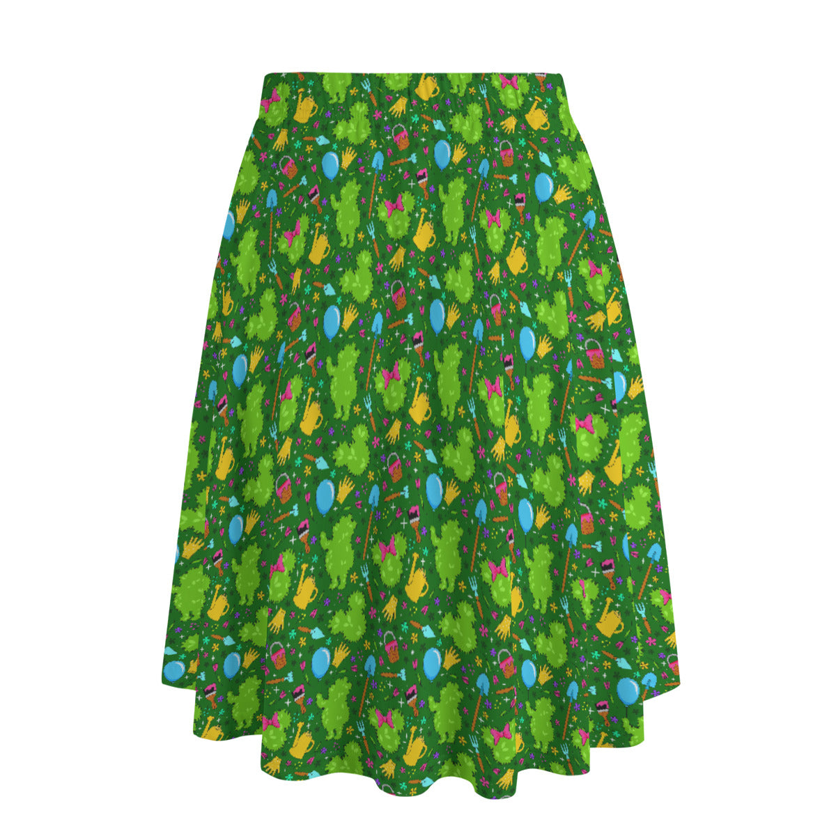 Flower And Garden Women's Long Maxi Skirt With Pockets