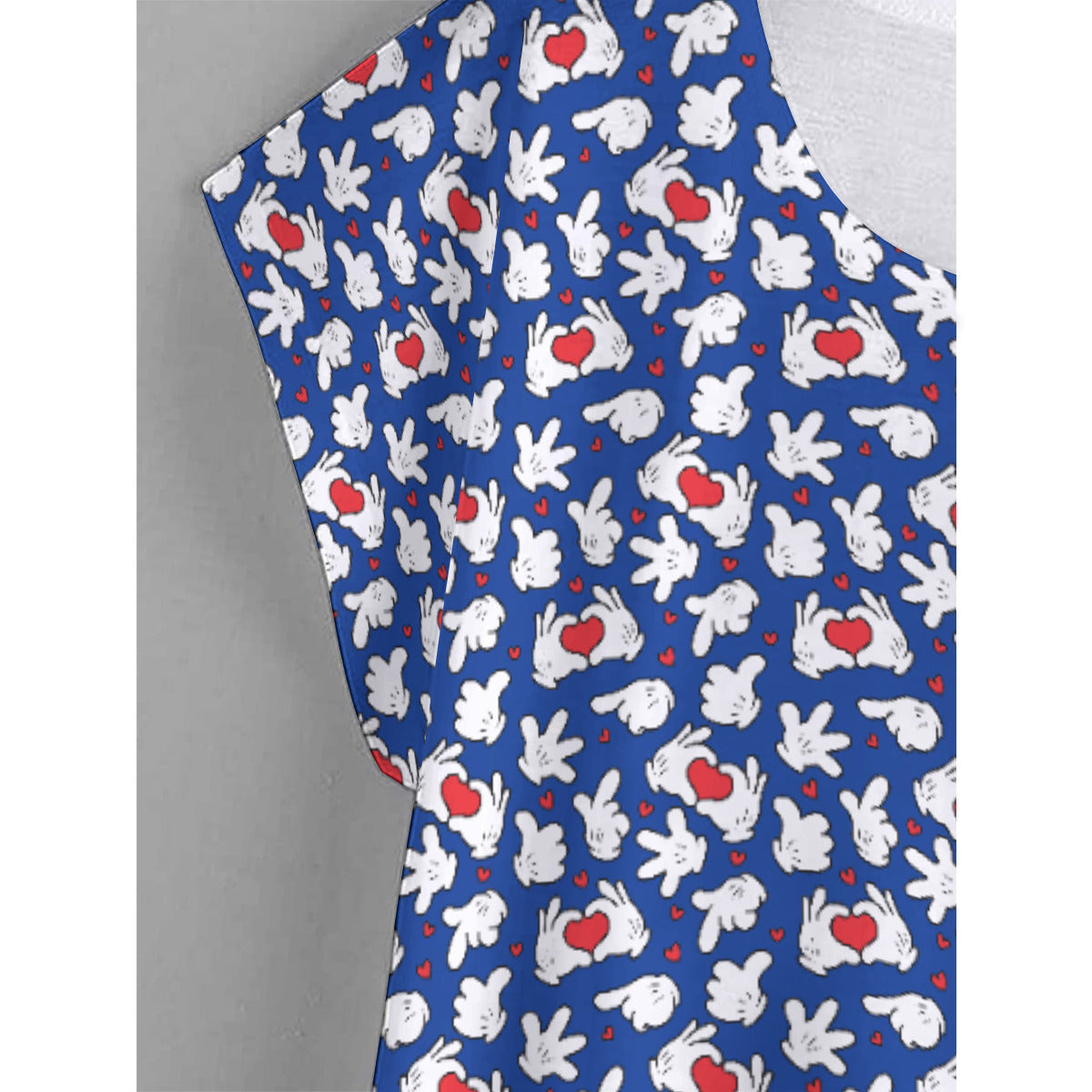 Happy Hands Plus Size Women's Curved Hem T-shirt