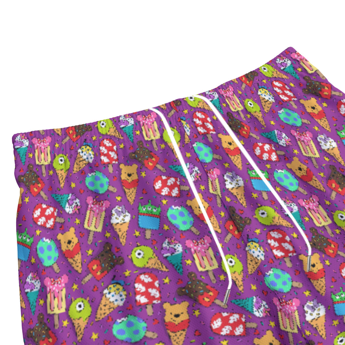Ice Cream Unisex Pocket Shorts