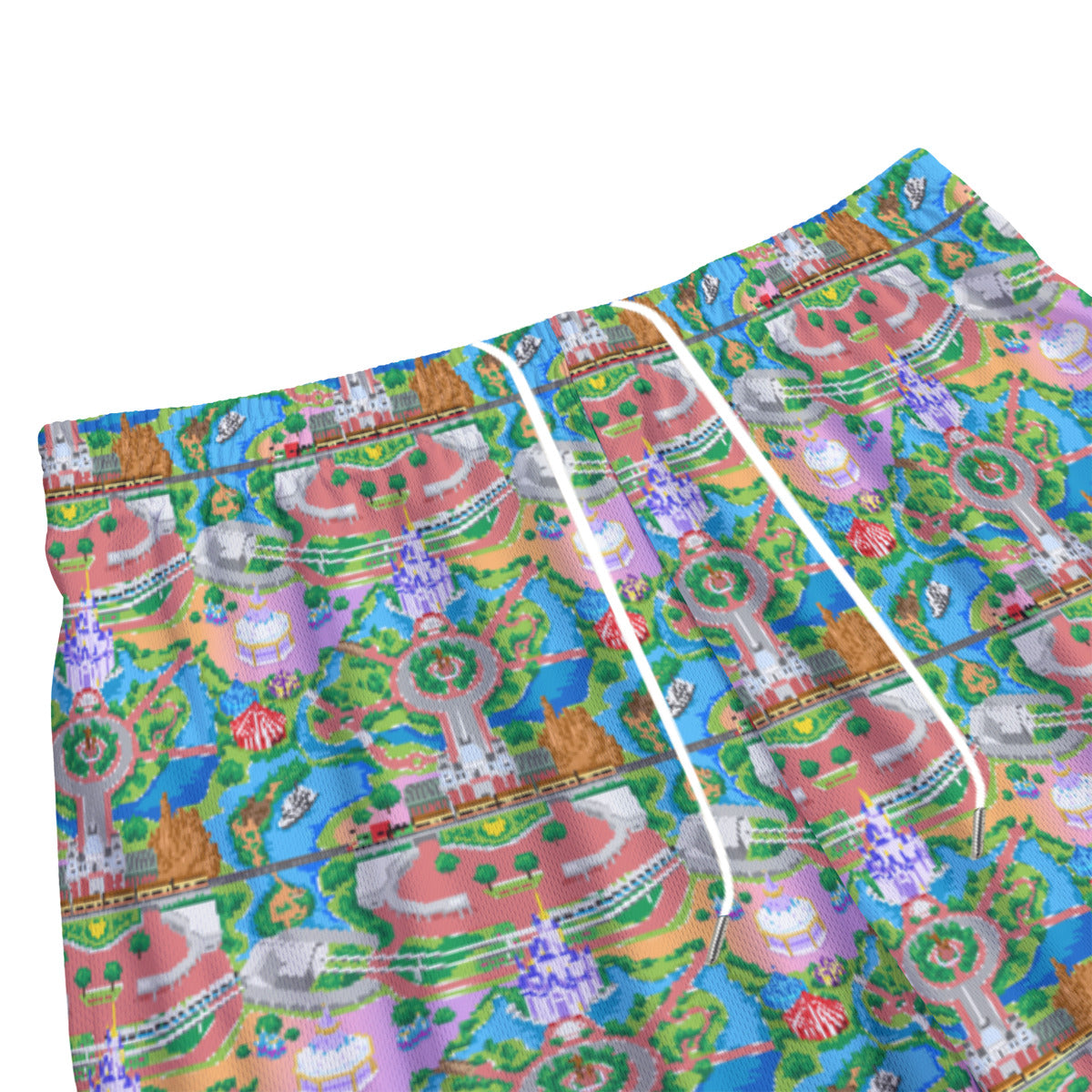 Park Map Unisex Pocket Shorts