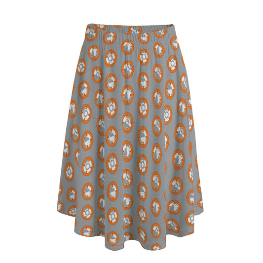 BB-8 Women's Long Maxi Skirt With Pockets