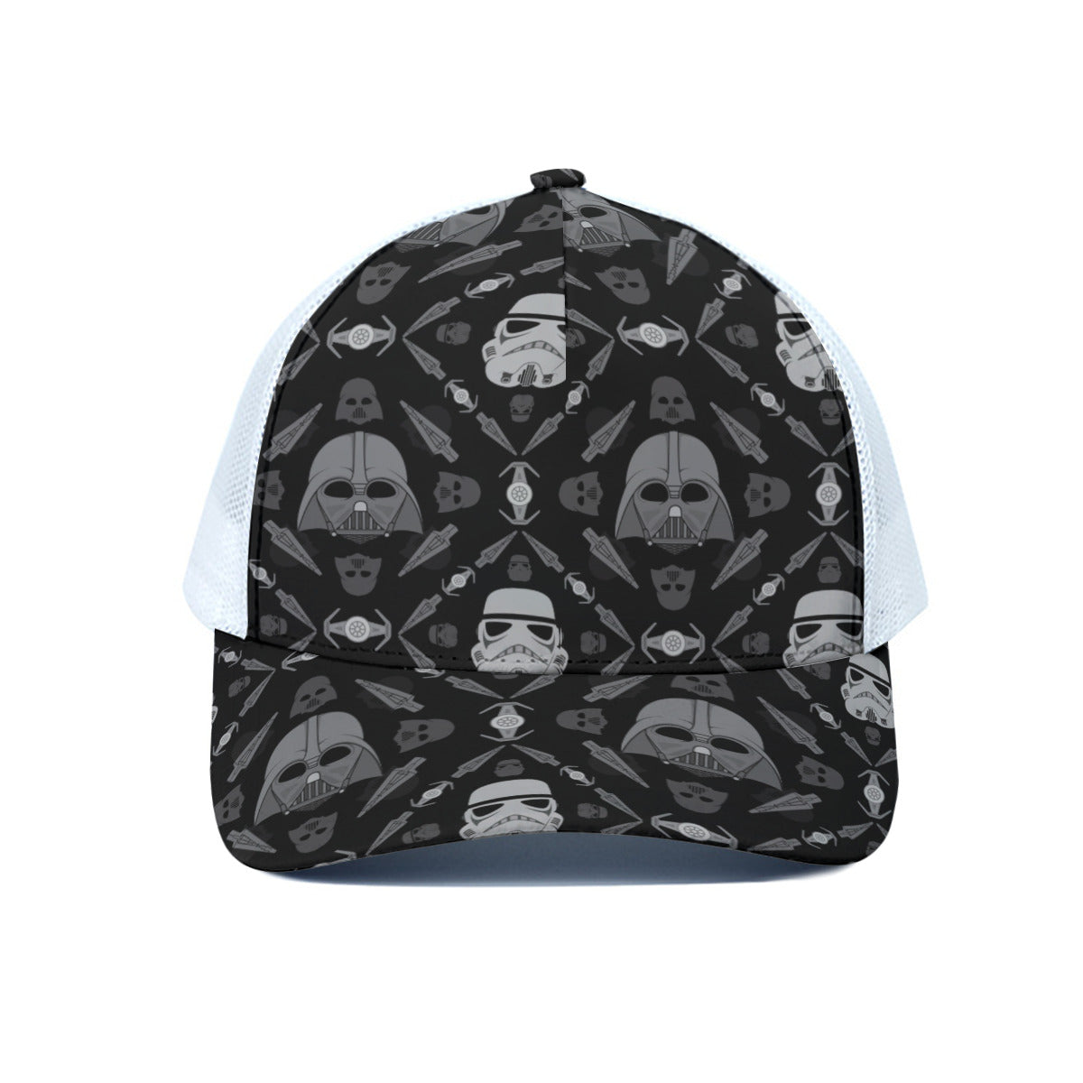 Star Wars Dark Side Unisex Trucker Hat With White Half Mesh