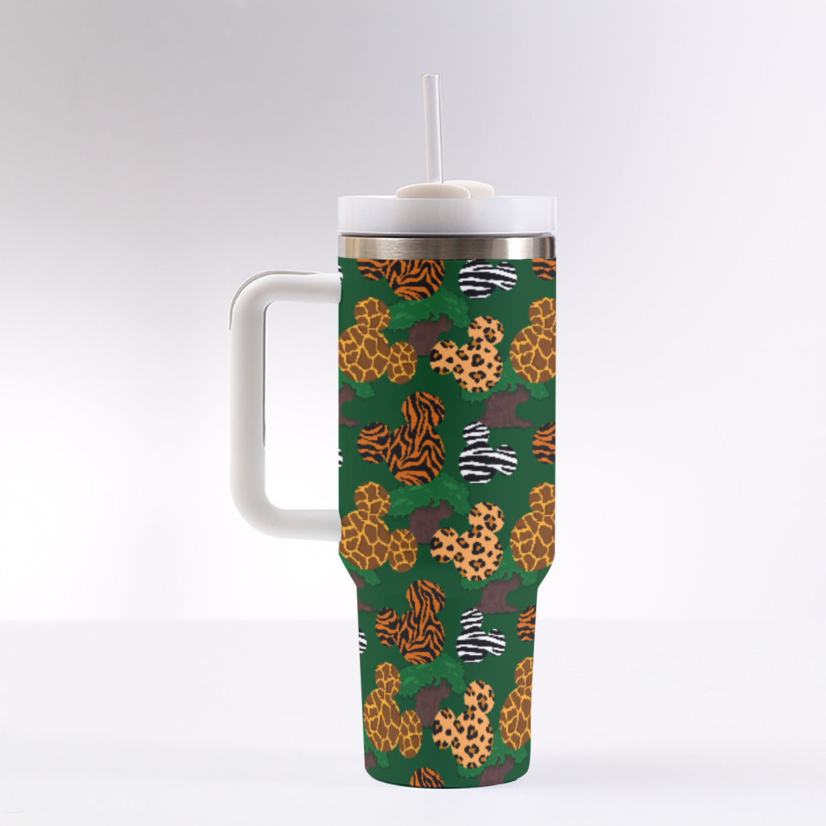 Animal Prints 40 oz Tumbler With Handle