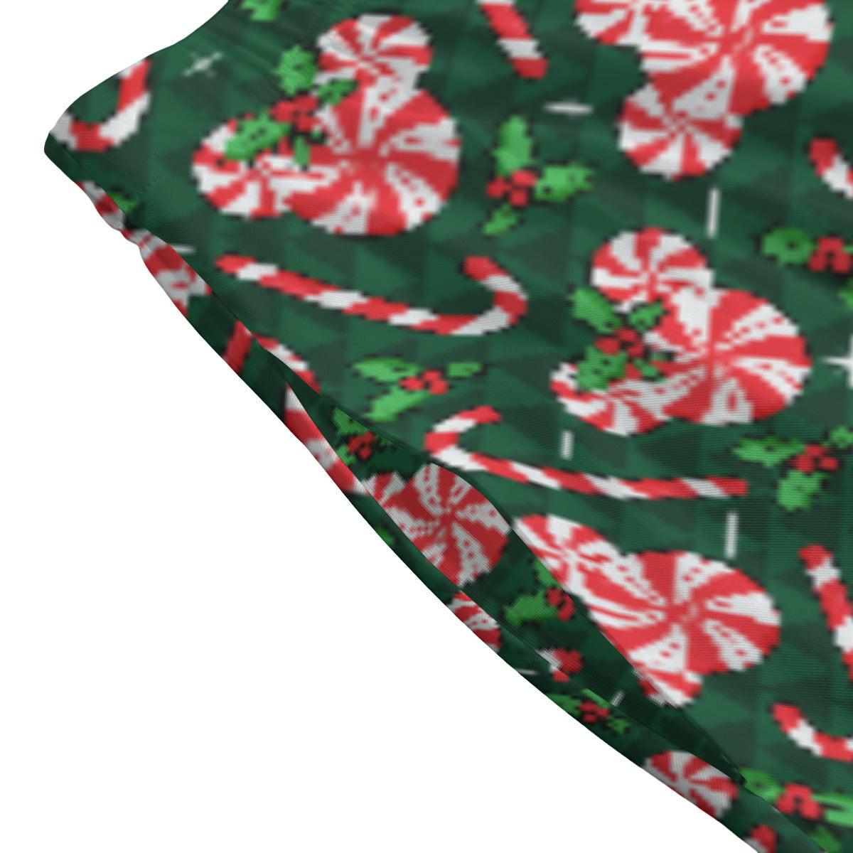 Christmas Peppermint Women's Skirt With Pockets