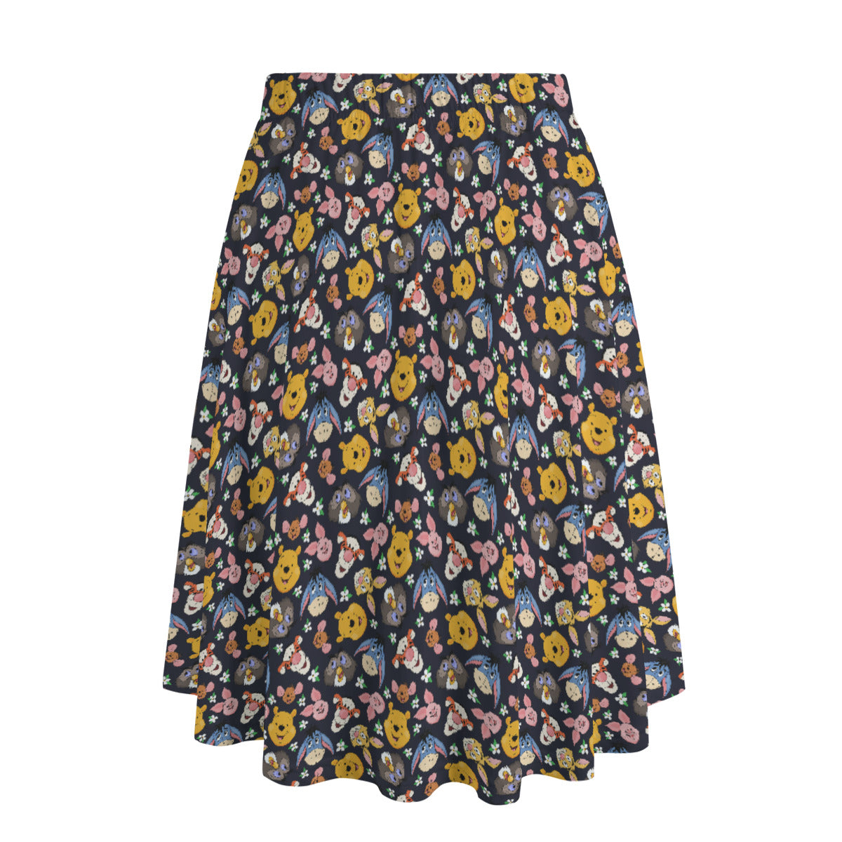 Hundred Acre Wood Friends Women's Long Maxi Skirt With Pockets