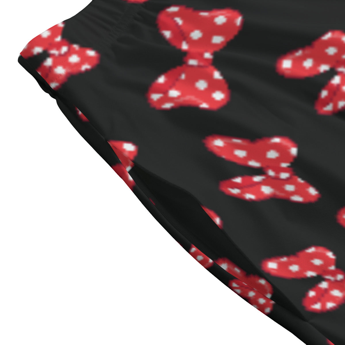 Polka Dot Bows Women's Skirt With Pockets