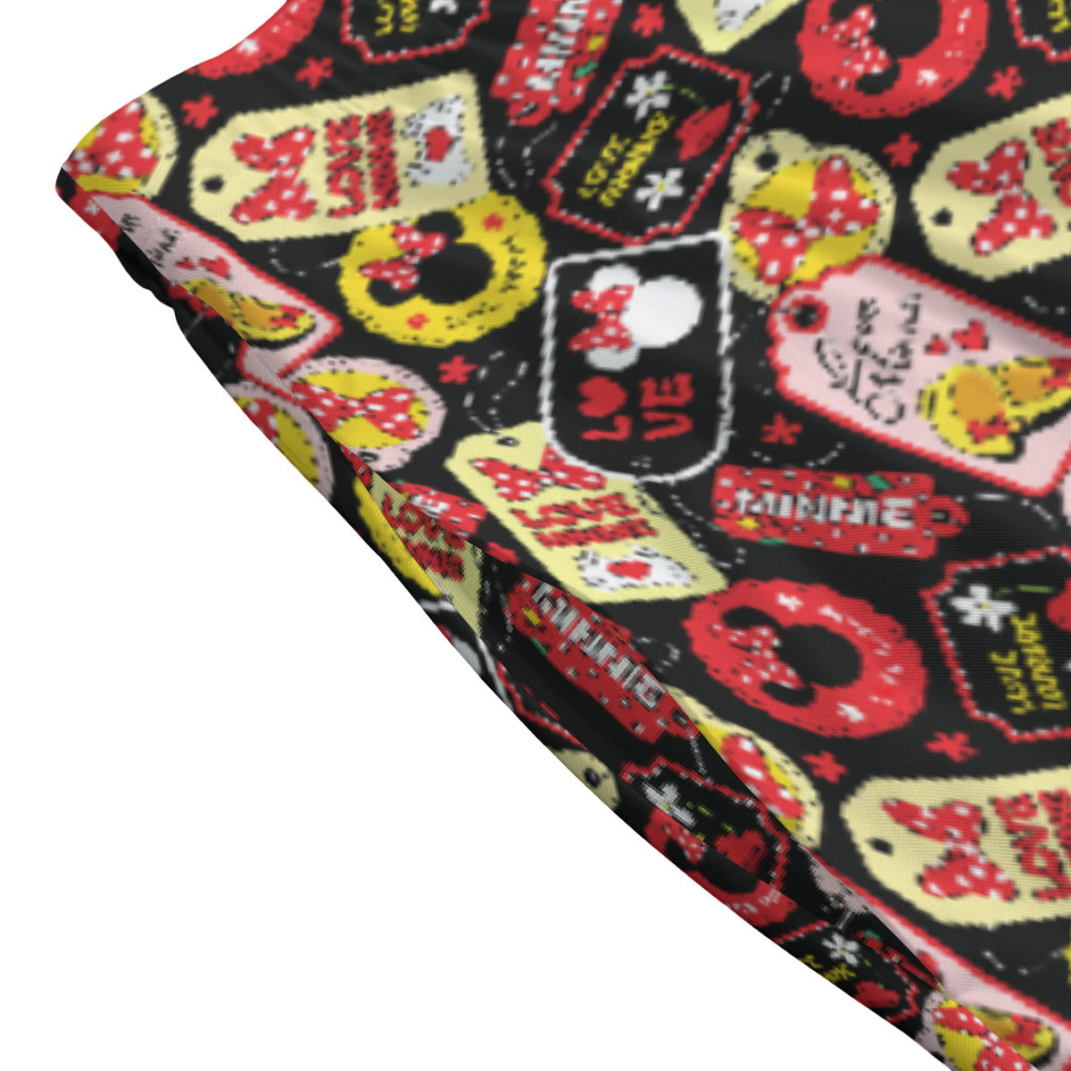 Minnie Tags Women's Long Maxi Skirt With Pockets