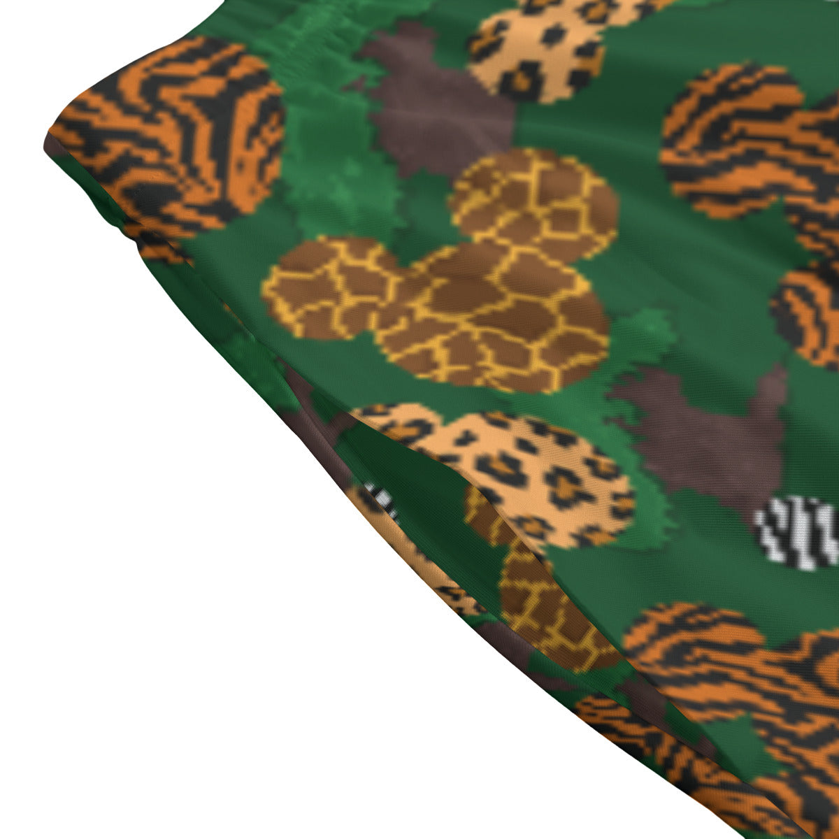 Animal Prints Women's Skirt With Pockets