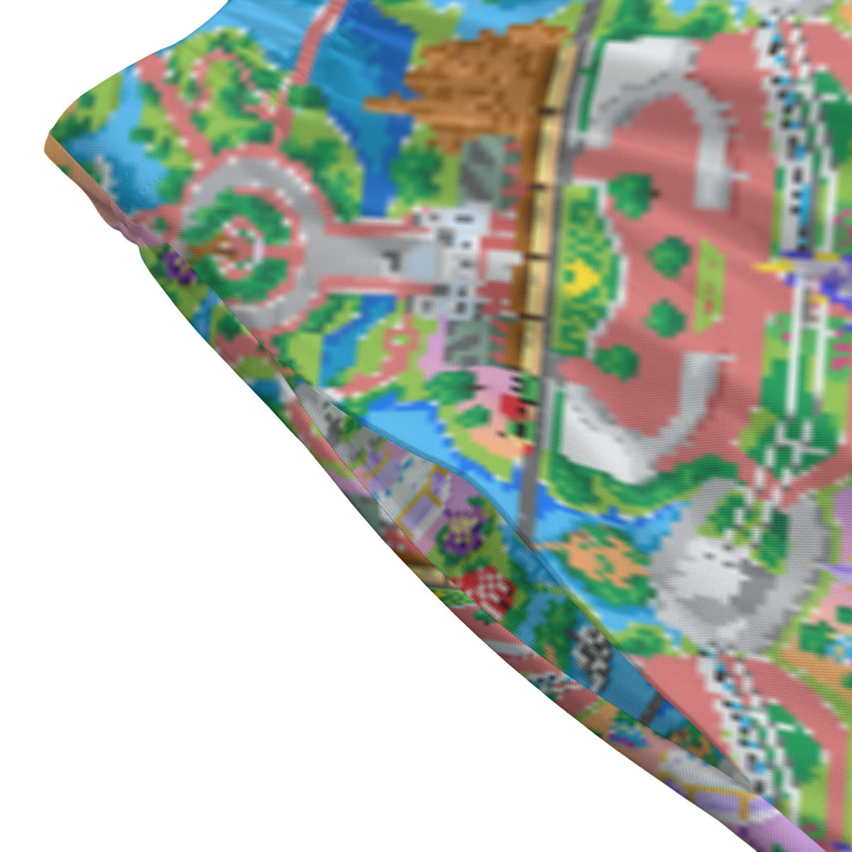 Park Map Women's Skirt With Pockets