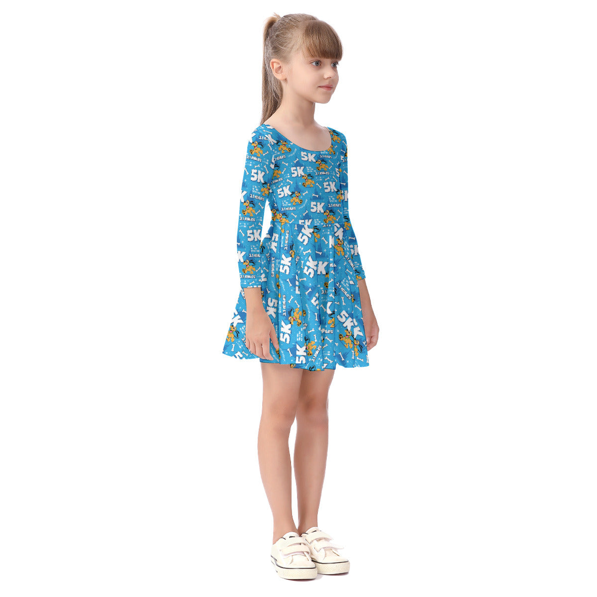 Pluto 5K Kid's Long Sleeve Dress