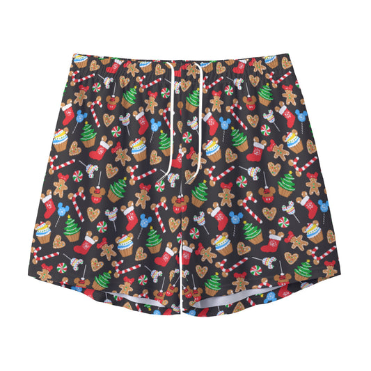 Christmas Snacks Unisex Pocket Shorts