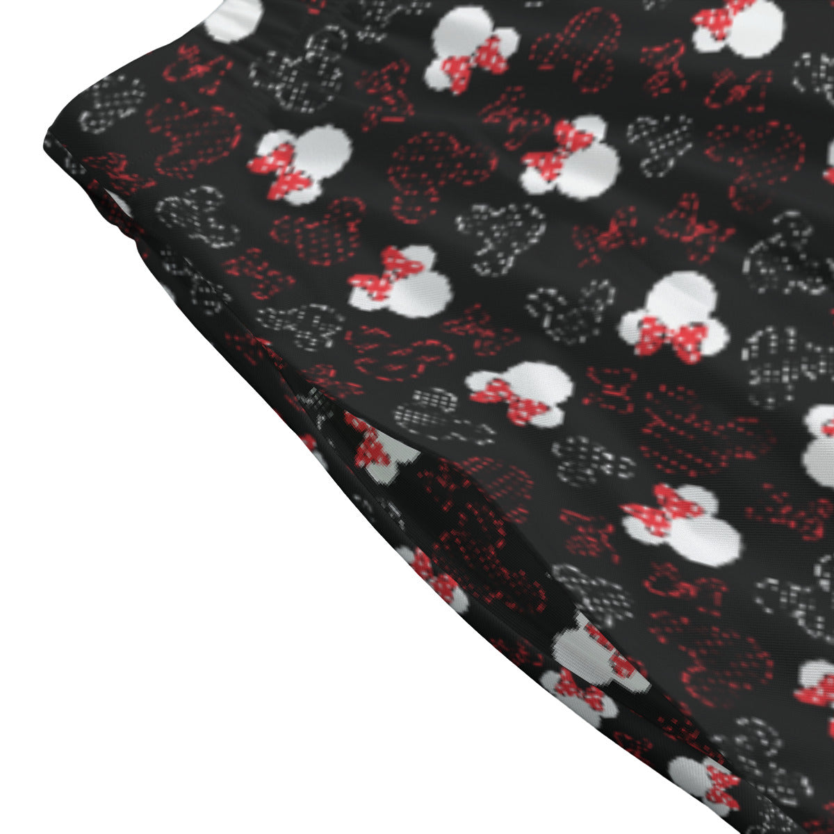 Mickey And Minnie Dots Women's Long Maxi Skirt With Pockets