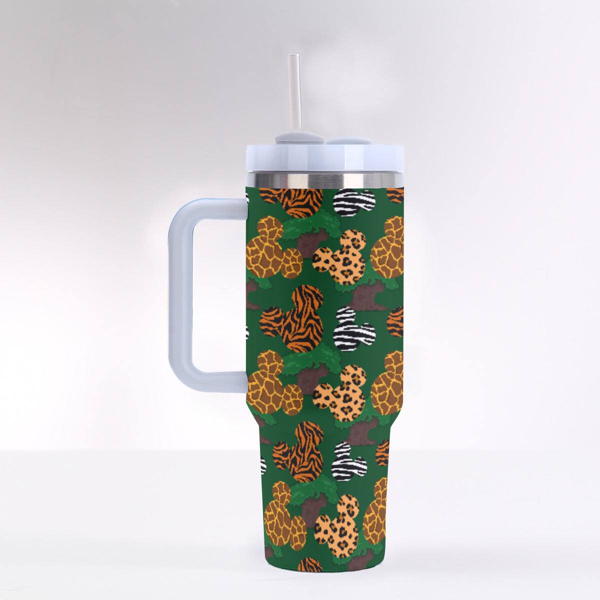 Animal Prints 40 oz Tumbler With Handle