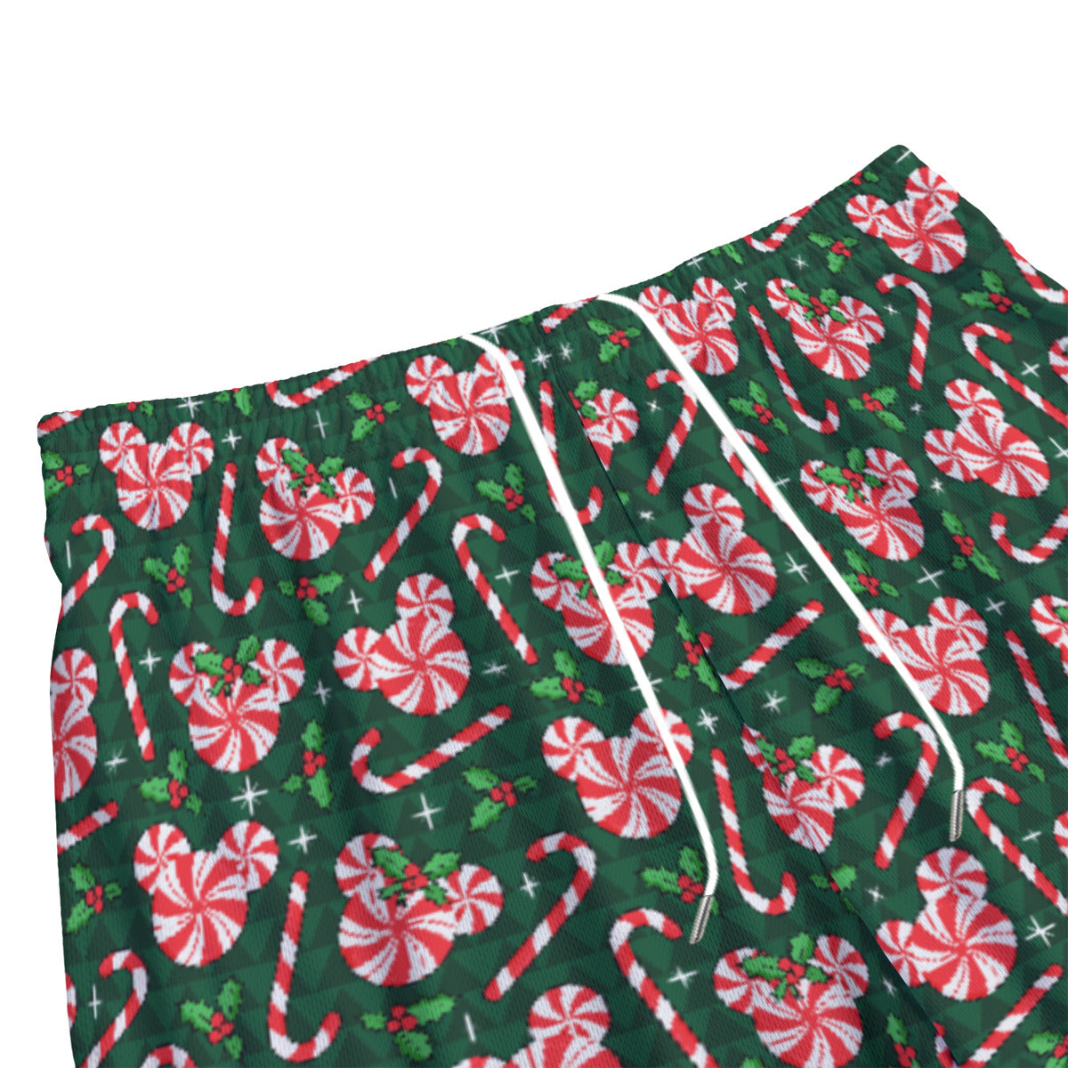 Christmas Peppermint Unisex Pocket Shorts