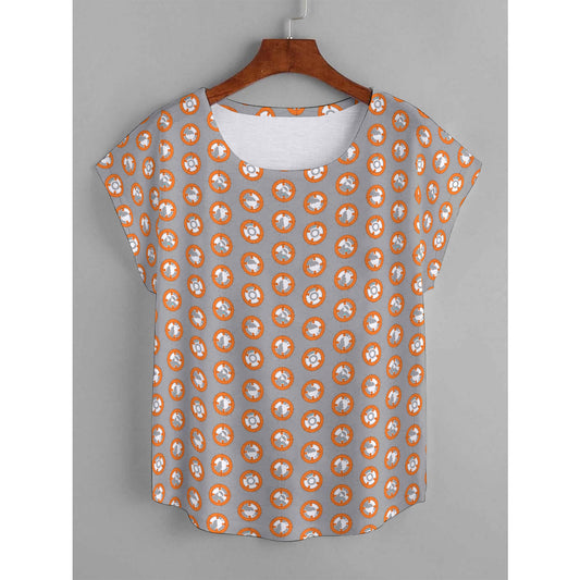 BB-8 Plus Size Women's Curved Hem T-shirt
