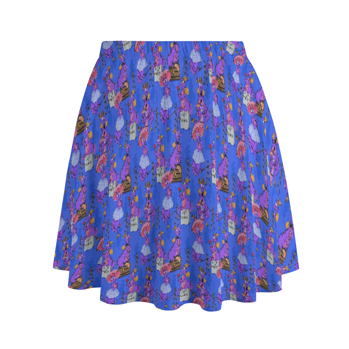 Haunted Mansion Figment Women's Skirt With Pockets