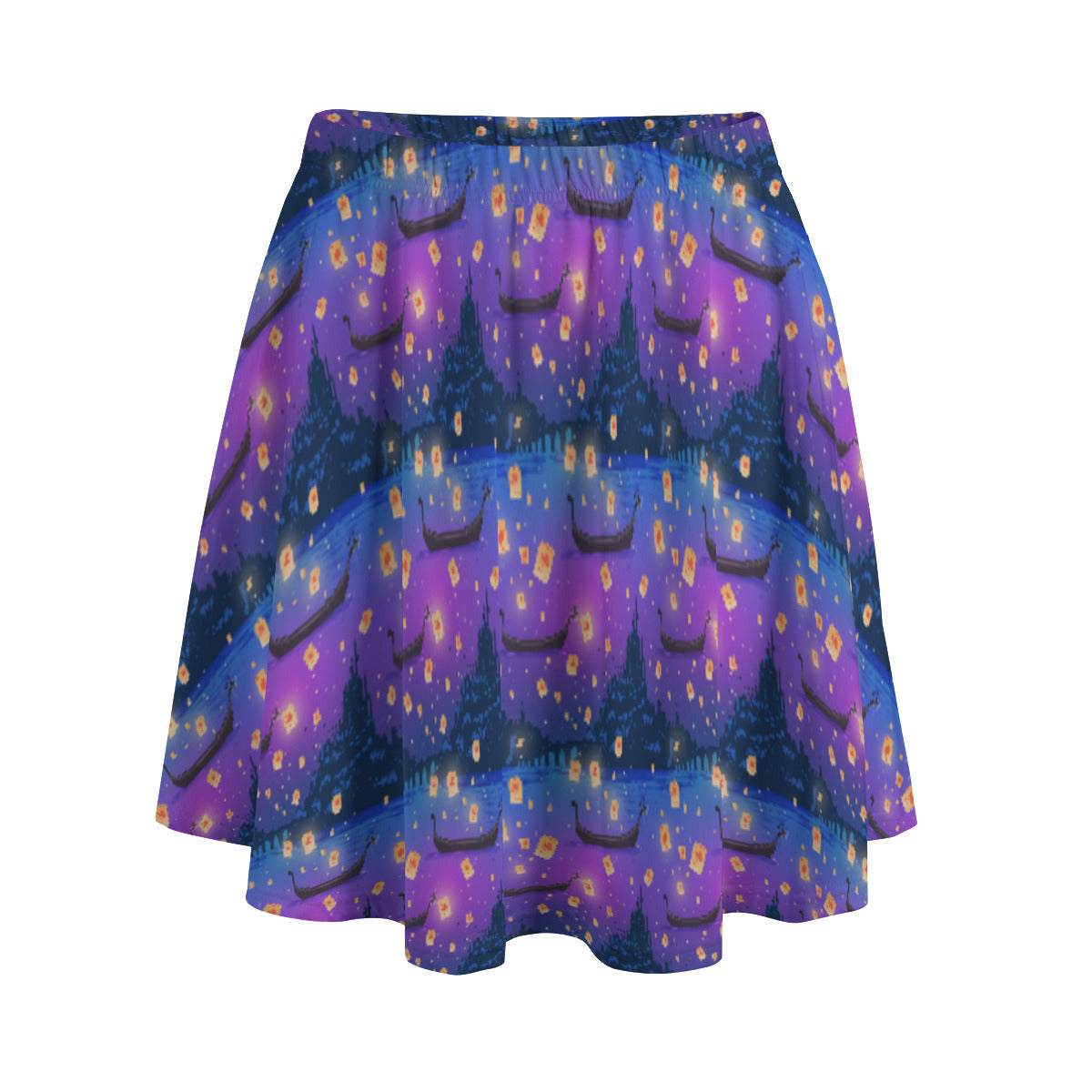 Floating Lanterns Women's Skirt With Pockets