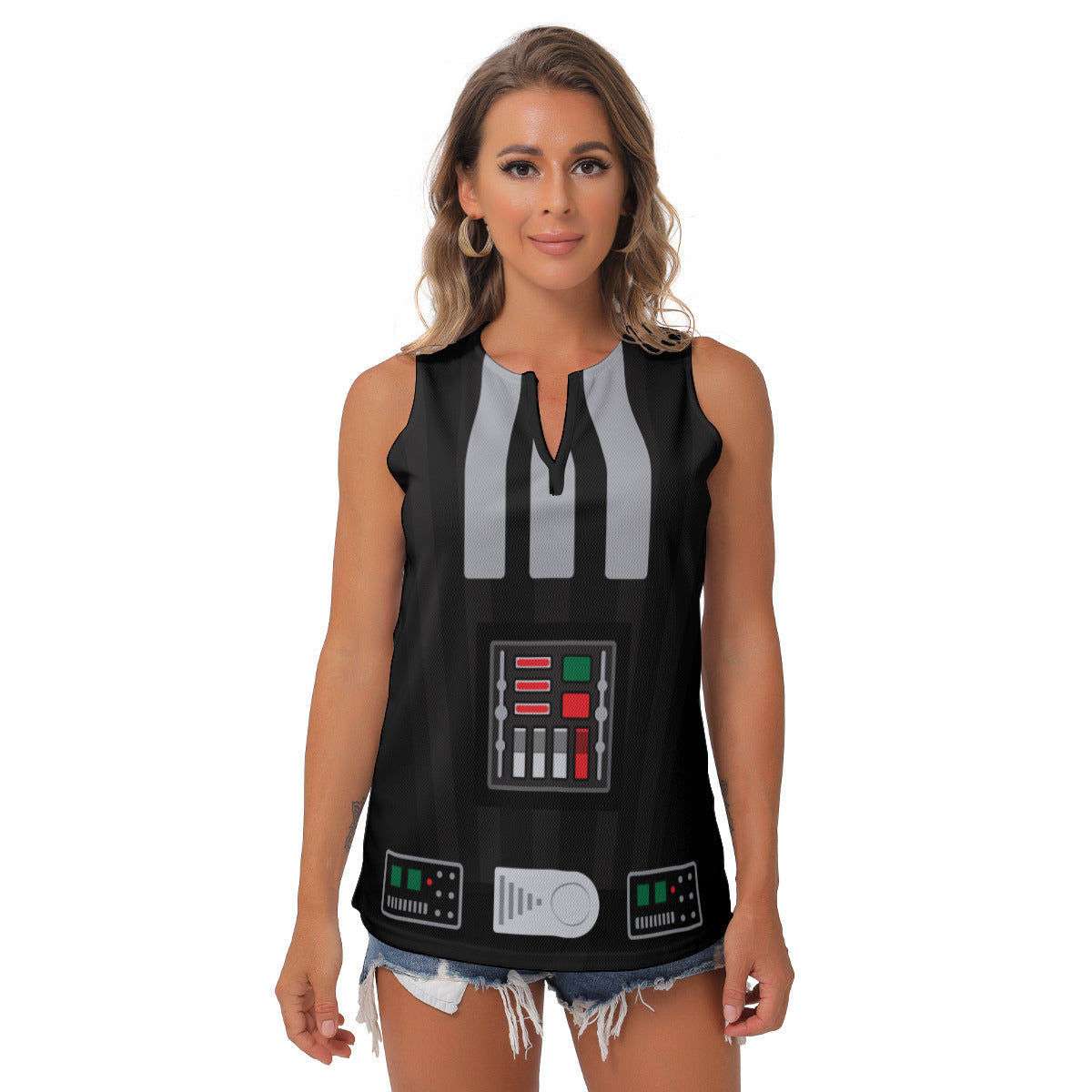 Star Wars Darth Vader Women's Sleeveless V-Neck Top