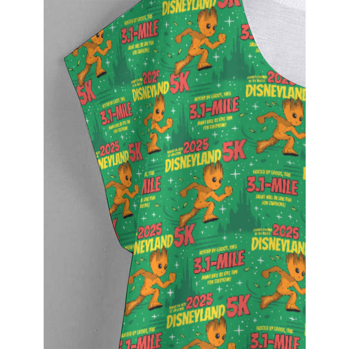 Disneyland 5K Plus Size Women's Curved Hem T-shirt