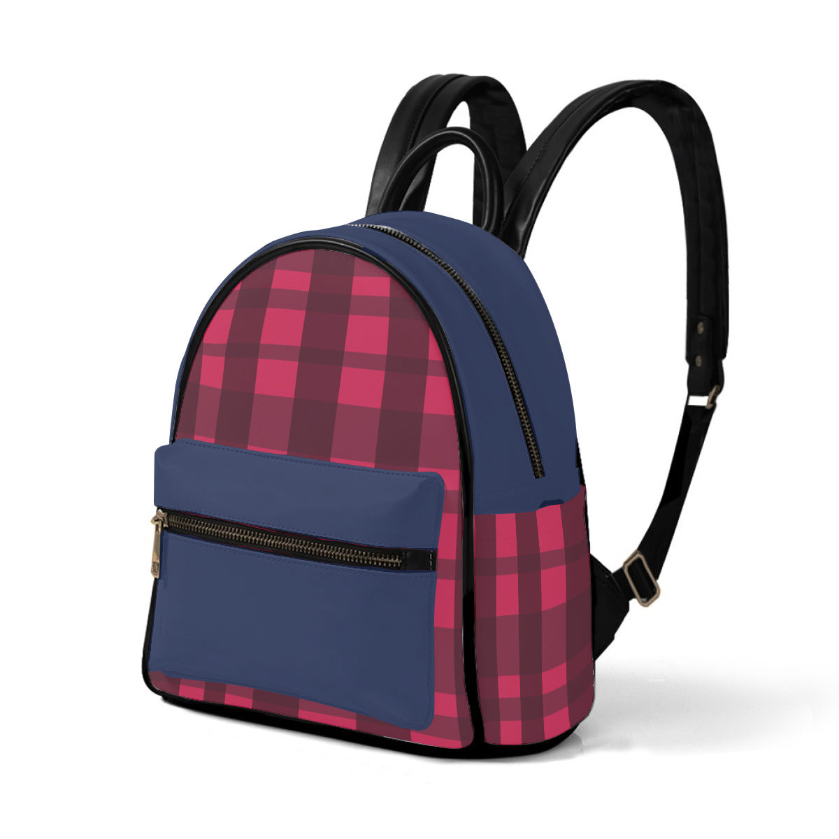 Plaid Mini Backpack