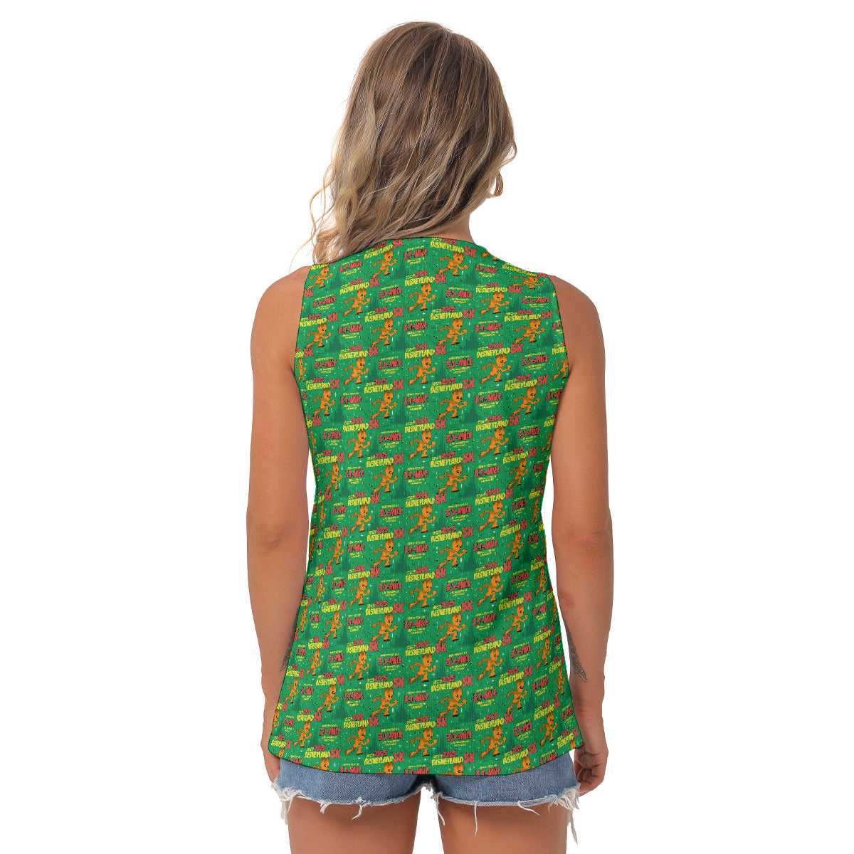 Disneyland 5K Women's Sleeveless V-Neck Top