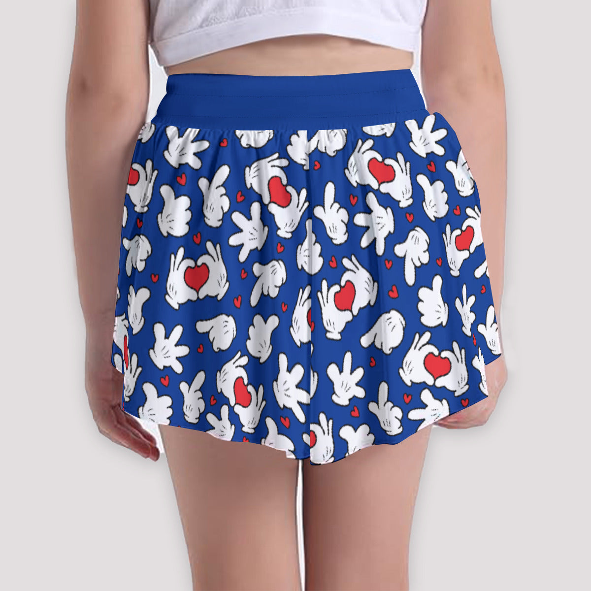 Mickey Hands Girls' Sports Shorts