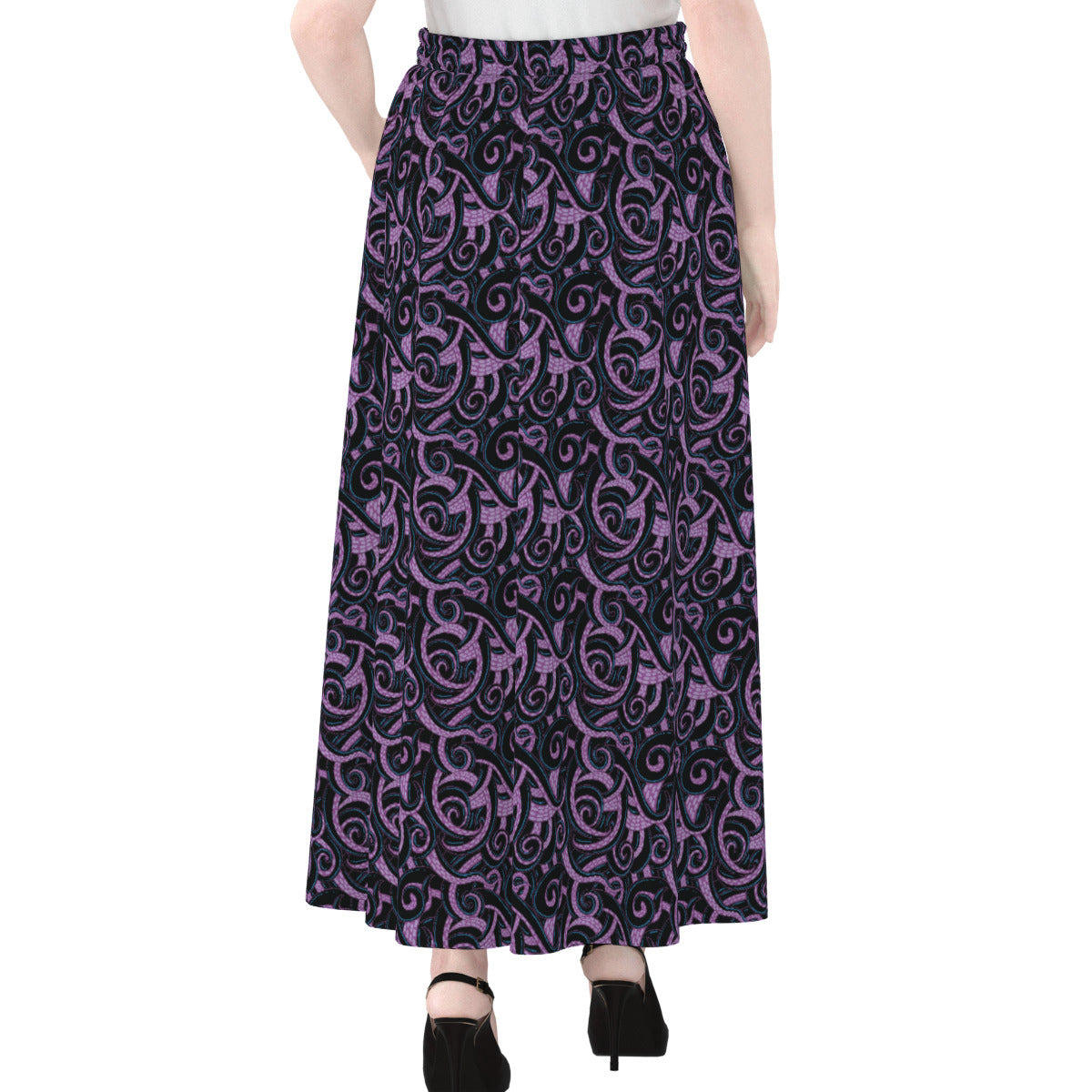Ursula Tentacles Women's Maxi Chiffon Skirt