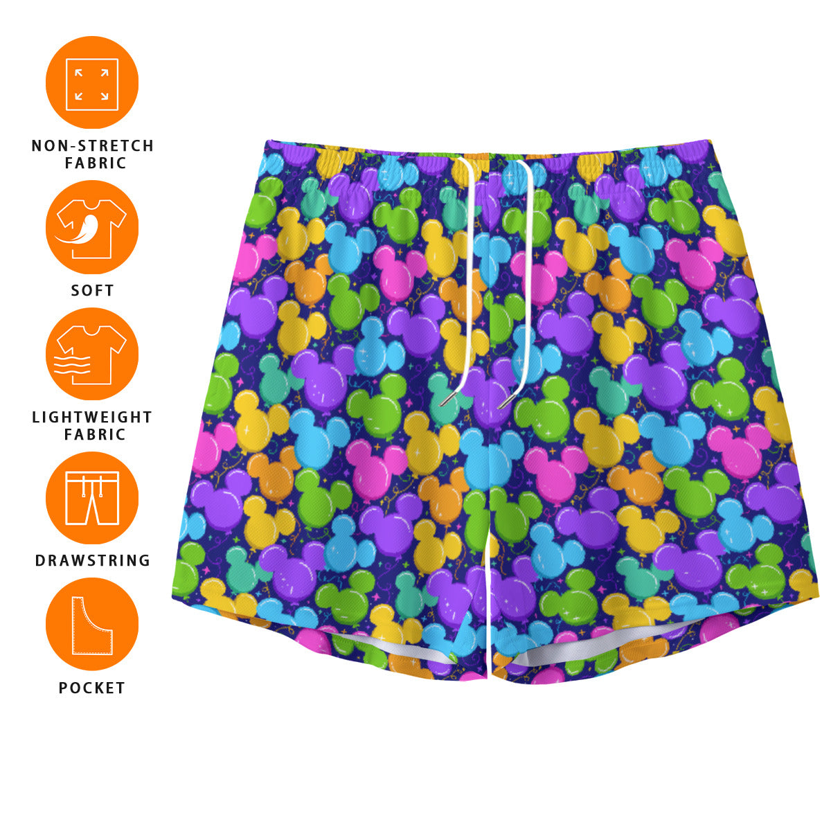 Park Balloons Unisex Pocket Shorts