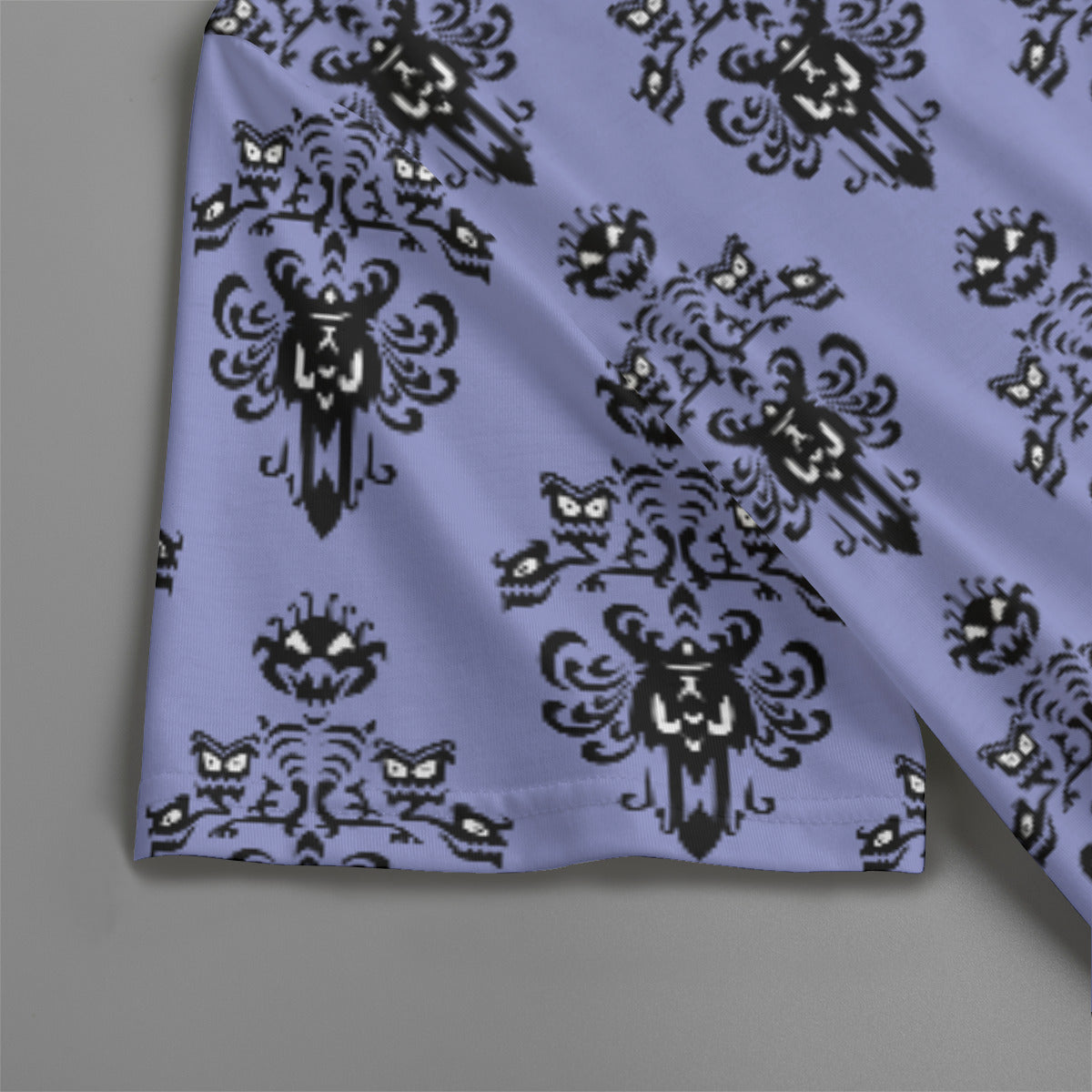 Haunted Mansion Wallpaper Women's Swing Dress With Short Sleeve