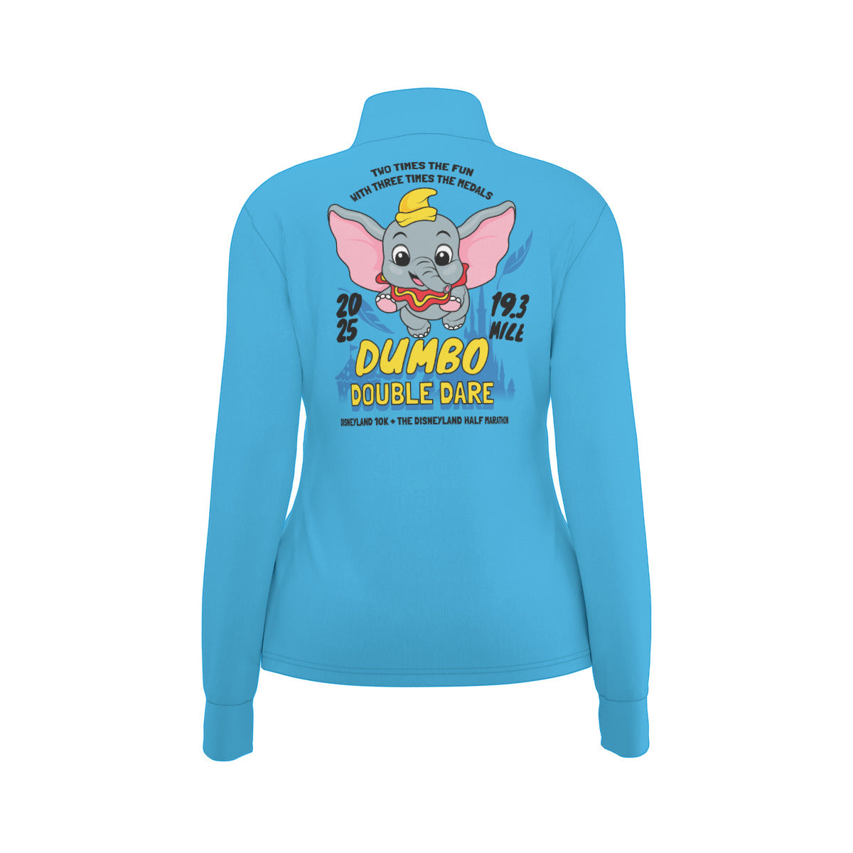 Disneyland Dumbo Double Dare Women's Athletic Long Sleeve Thumbhole Jacket