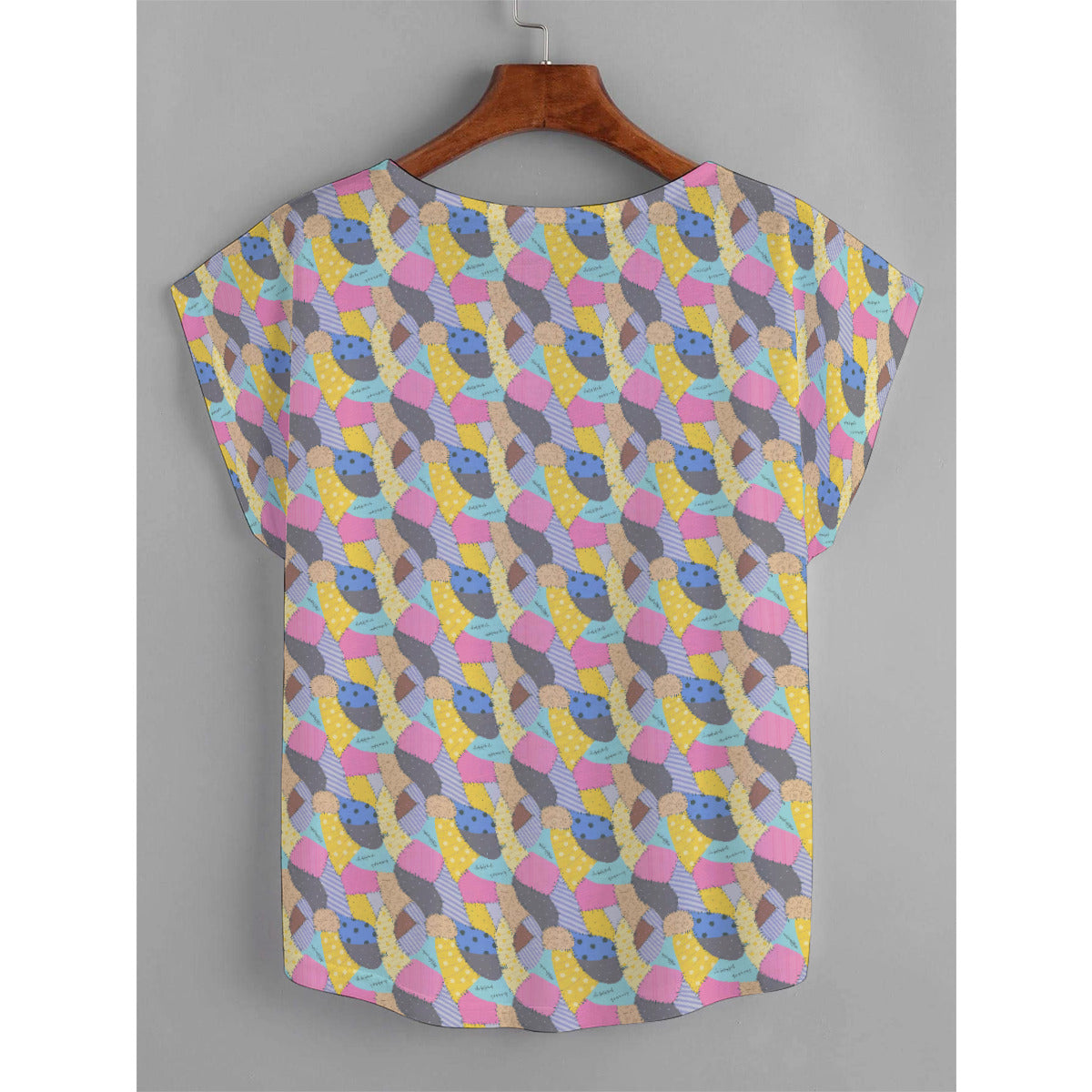 Sally's Dress Plus Size Women's Curved Hem T-shirt