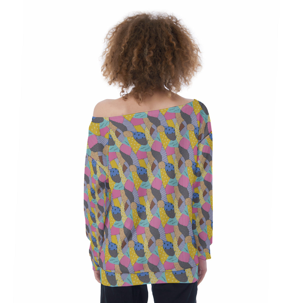 Sally's Dress Oversized Women's Off-Shoulder Sweatshirt