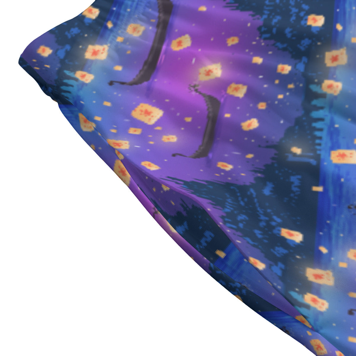 Floating Lanterns Women's Long Maxi Skirt With Pockets