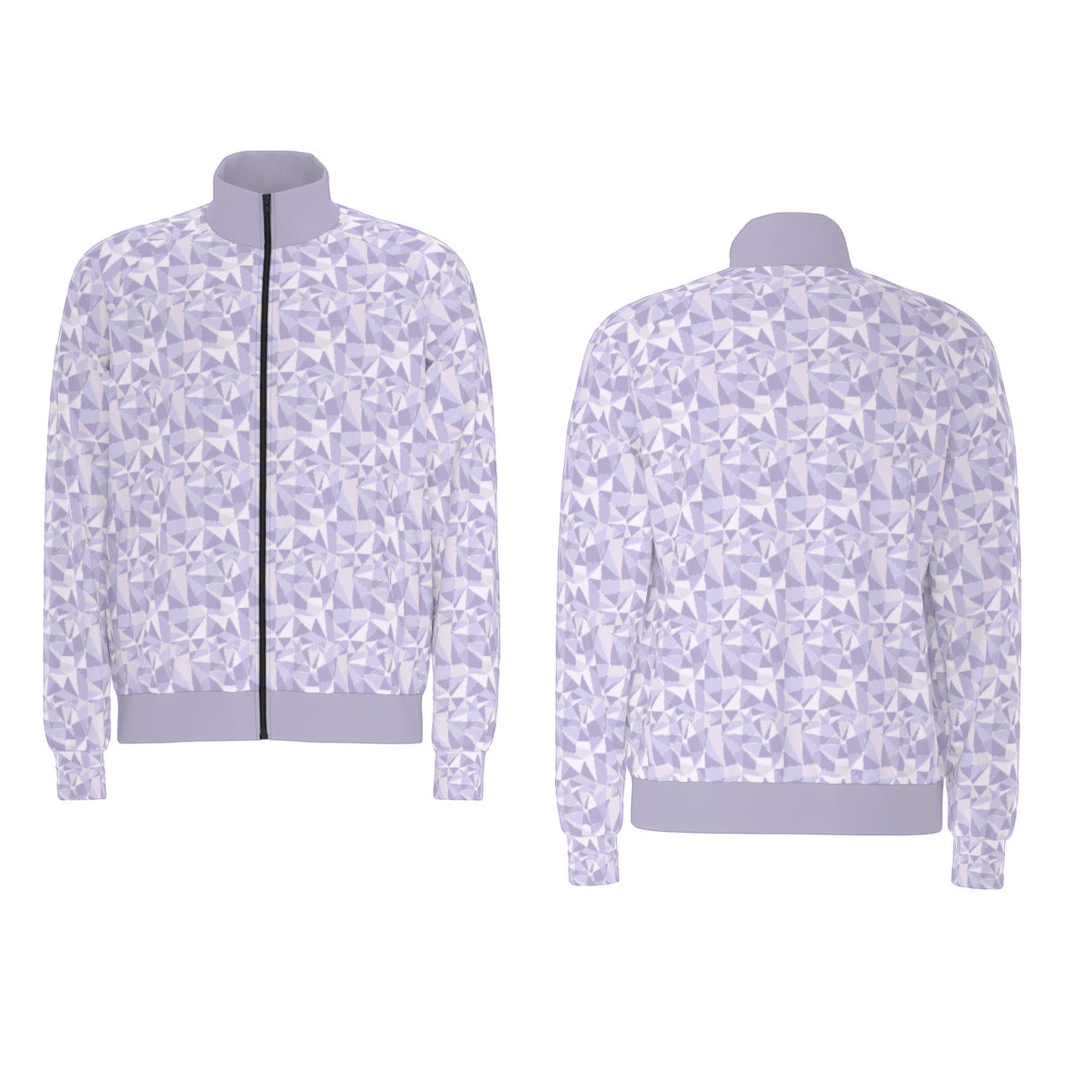 Purple Wall Unisex Stand Collar Jacket