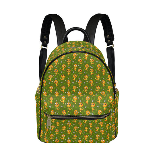 Orange Bird Mini Backpack