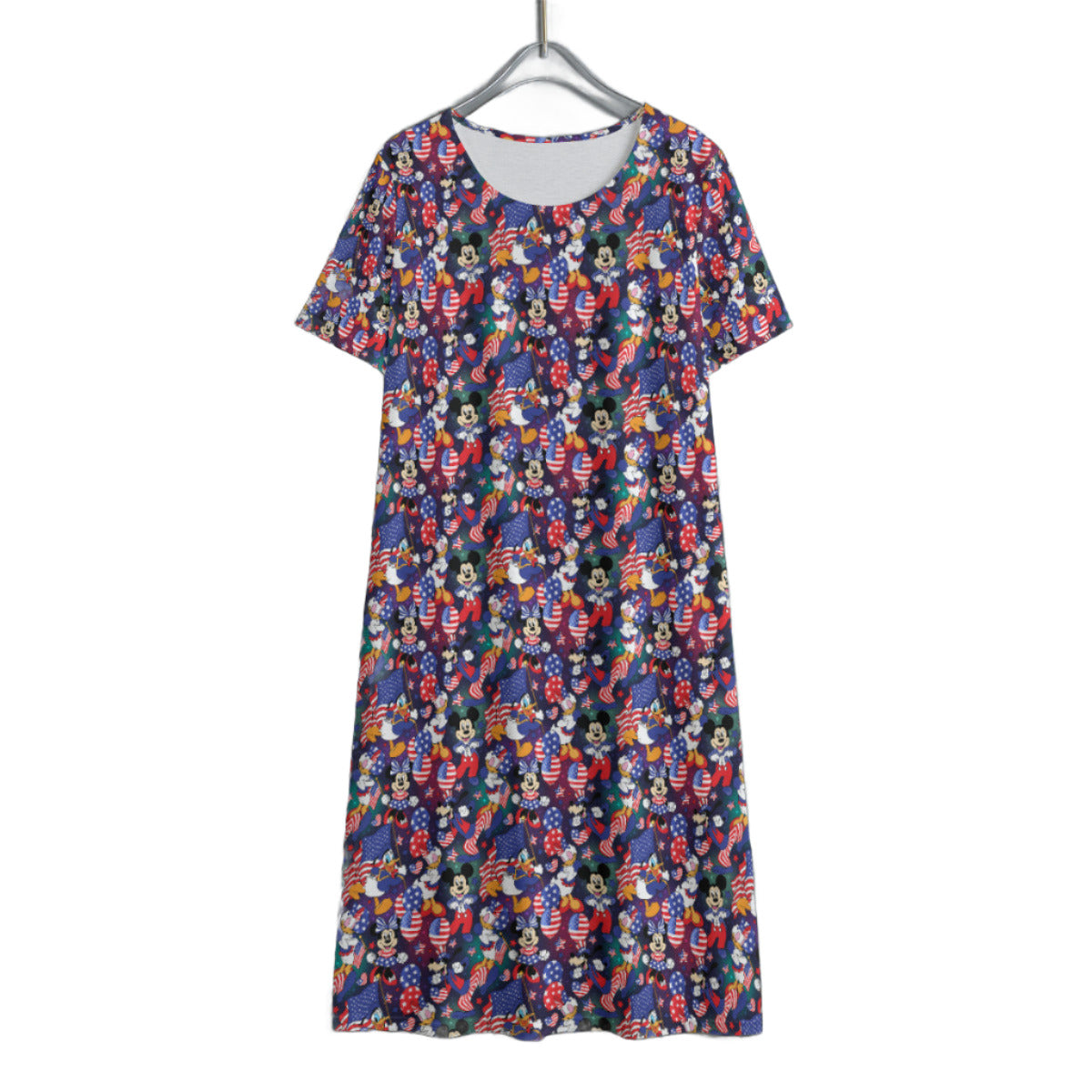 Disney America Women's Swing Dress With Short Sleeve