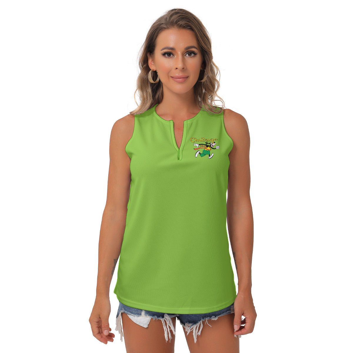 Pluto 5K Women's Sleeveless V-Neck Top