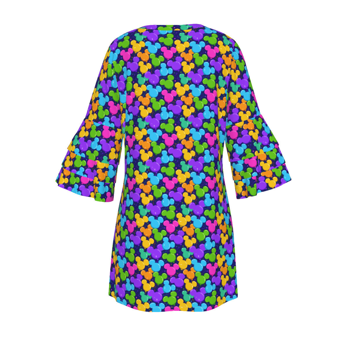 Park Balloons Women's Stacked Ruffle Sleeve Dress