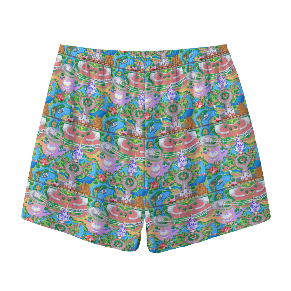 Park Map Unisex Pocket Shorts