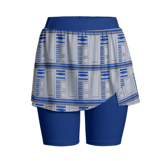 R2-D2 Women's Sports Skorts