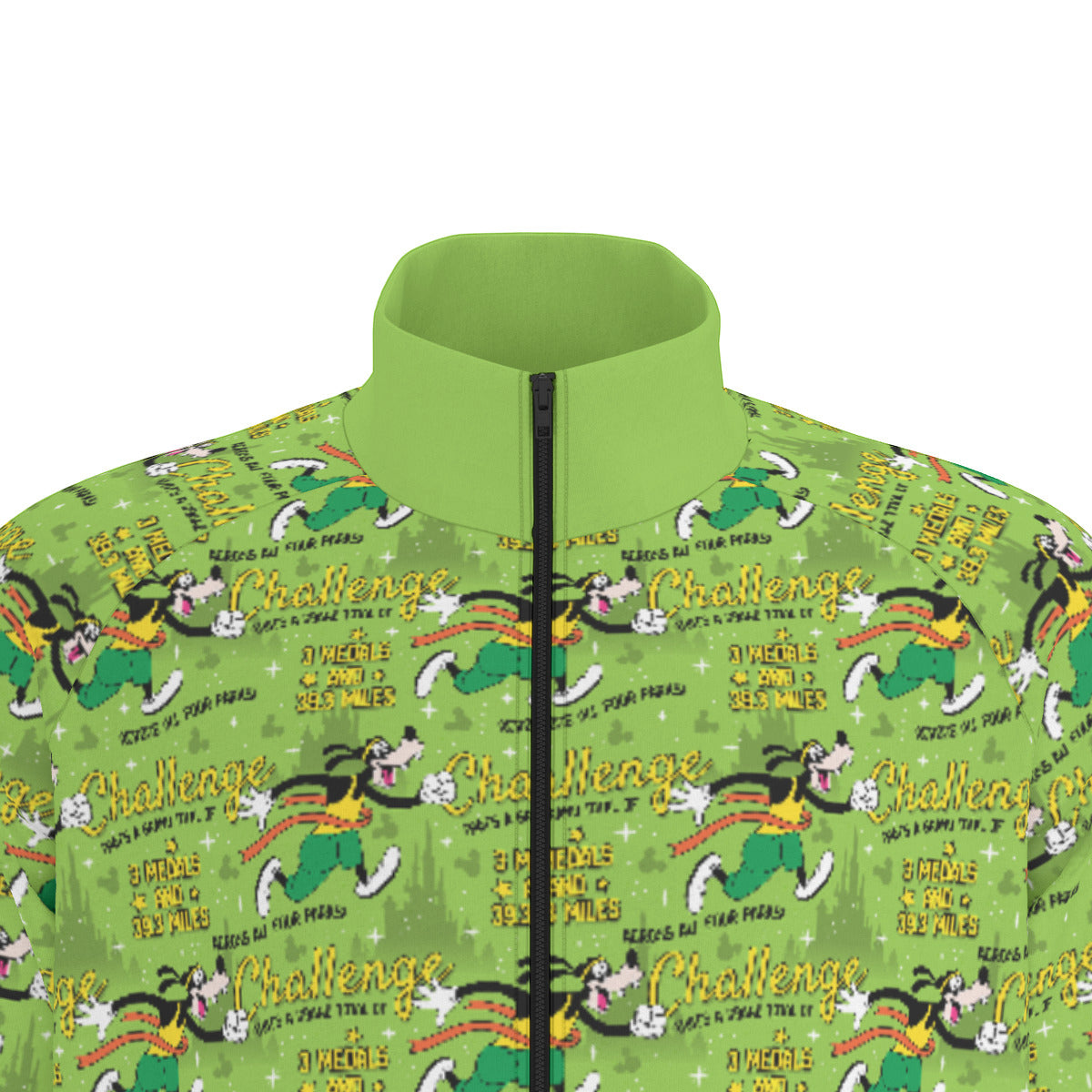 Goofy Challenge All Over Print Unisex Stand Collar Jacket