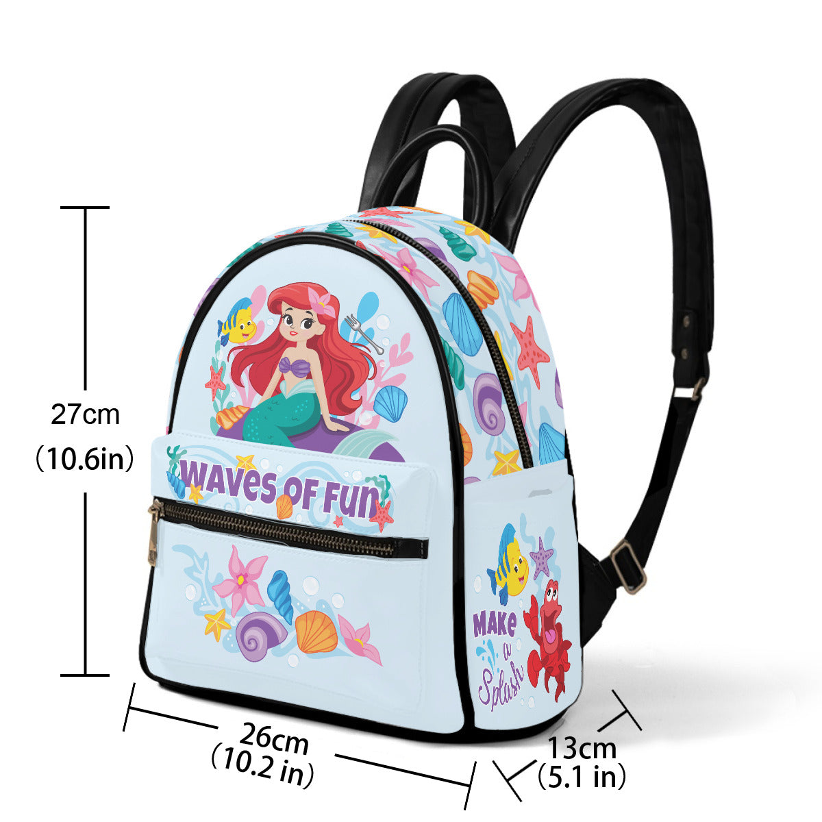 Little Mermaid Ariel Waves Of Fun Princess Collection Mini Backpack