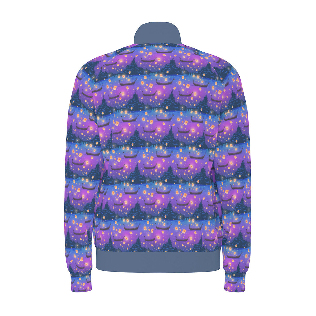 Floating Lanterns Unisex Stand Collar Jacket