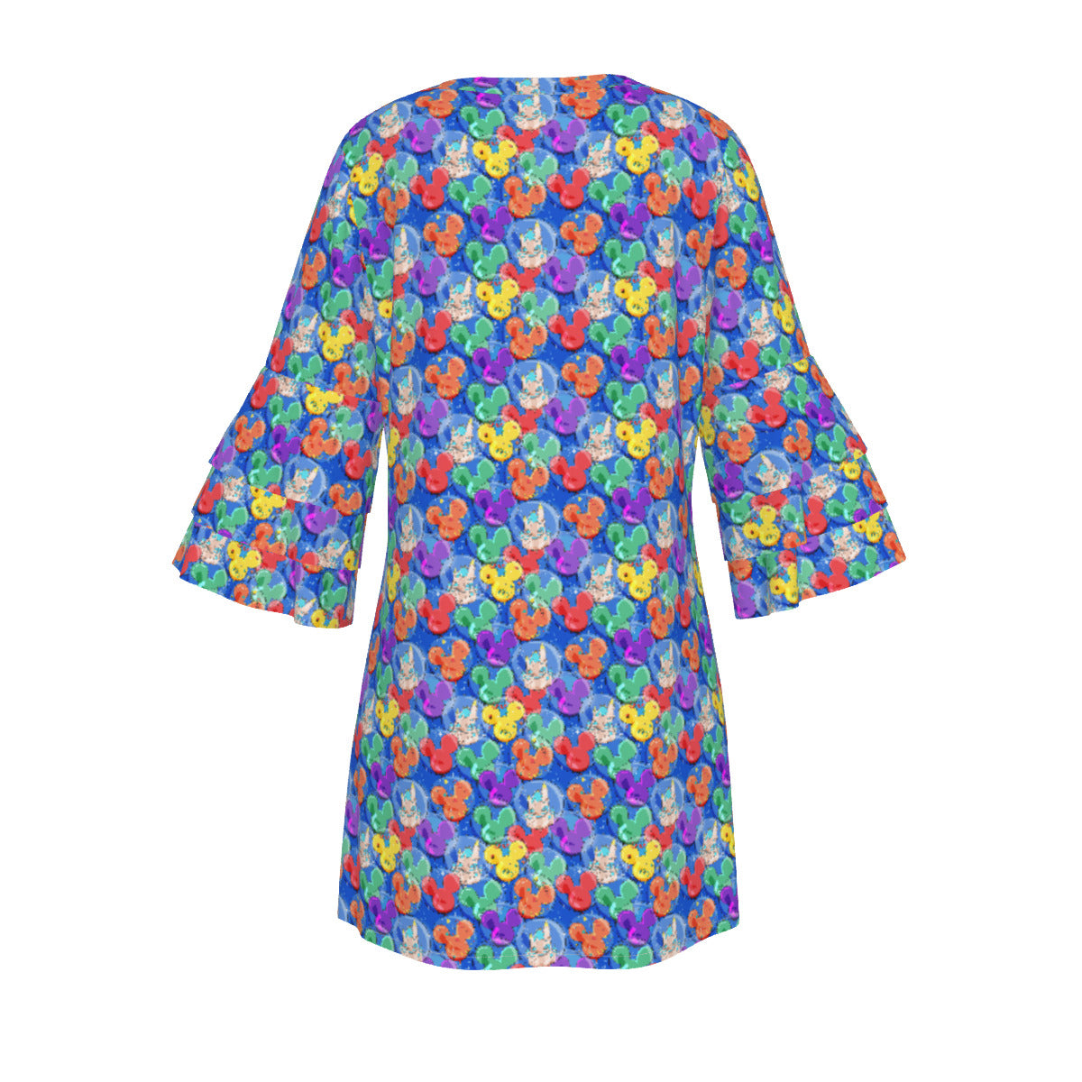 Balloon Collector Women's Stacked Ruffle Sleeve Dress