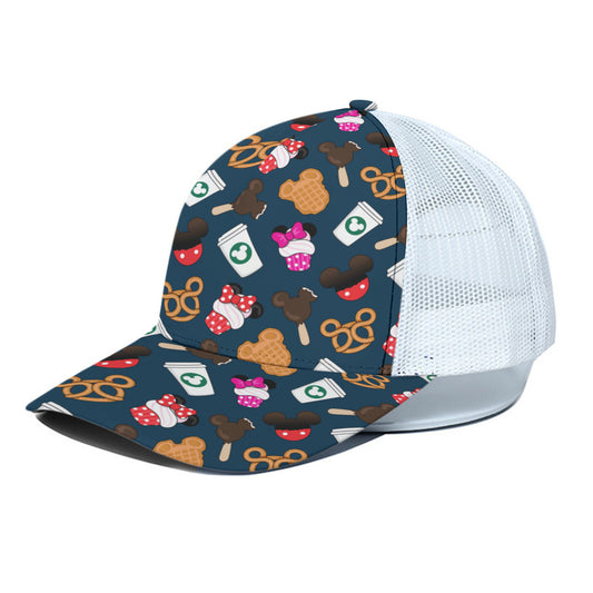 Park Snacks Unisex Trucker Hat With White Half Mesh