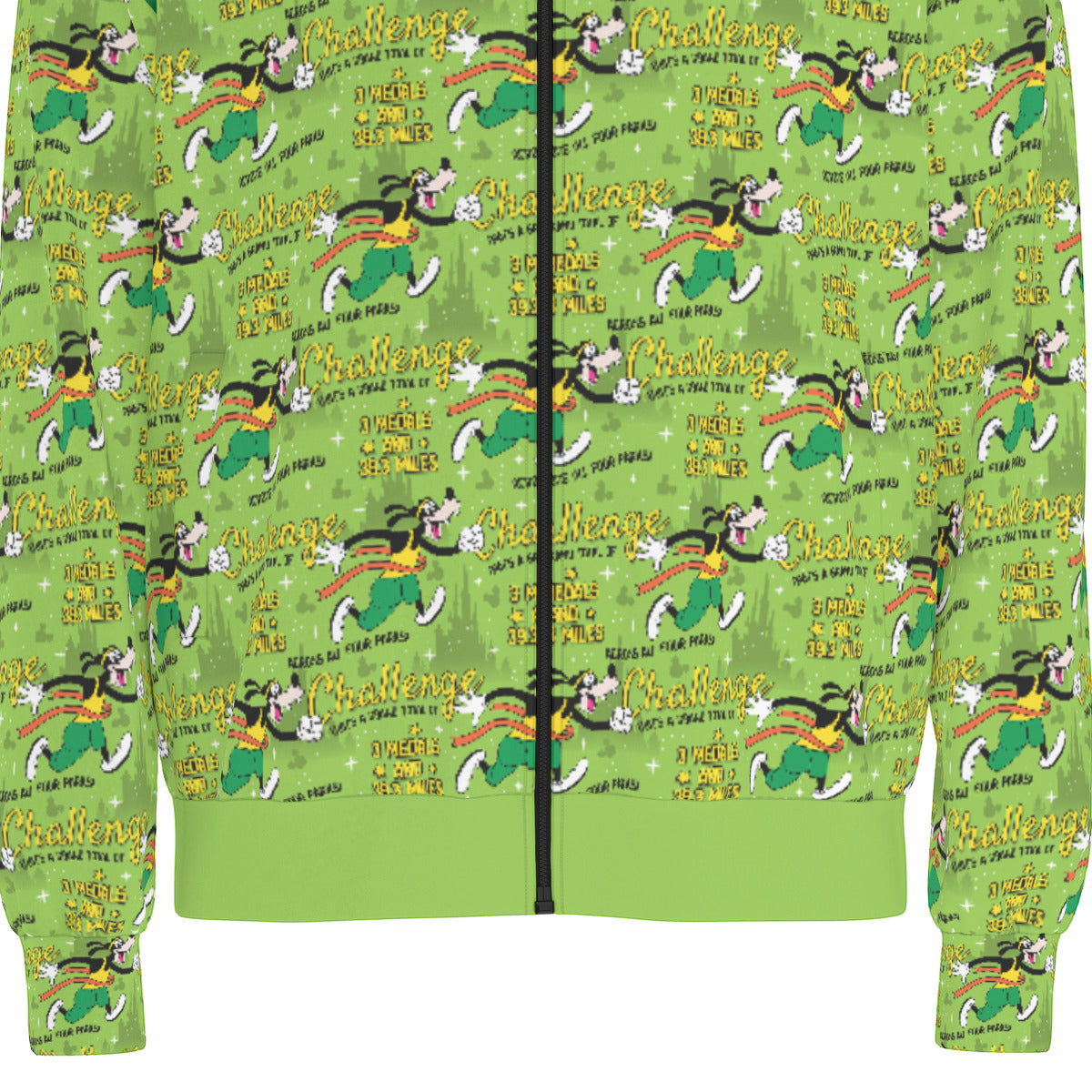 Goofy Challenge All Over Print Unisex Stand Collar Jacket